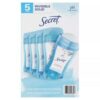 Secret Invisible Solid Antiperspirant and Deodorant for Women - Powder Fresh, 5 pk./2.1 oz.