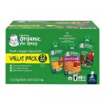 Gerber Organic 2nd Foods Baby Food Pouches, 12 pk./3.5 oz.