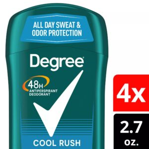 Degree Men Cool Rush 48-Hour Antiperspirant Deodorant Invisible Solid, 4 pk./2.7 oz. - Image 2