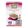 Purina Fancy Feast Poultry & Beef Variety Pack, 48 ct.